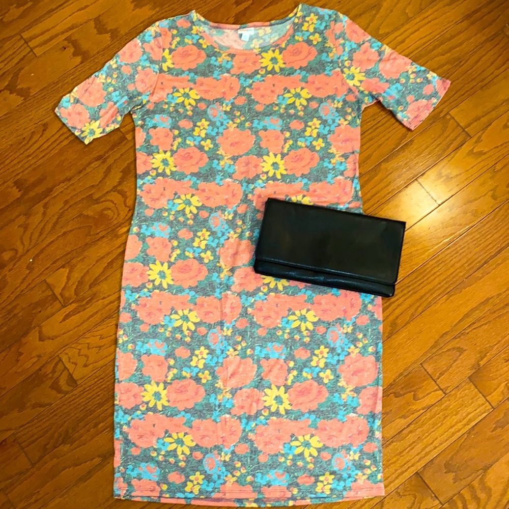 Women’s LuLaRoe Plus Size Floral Julia Dress - XXL